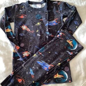 Hanna Andersson size 14 pima cotton space theme pj set